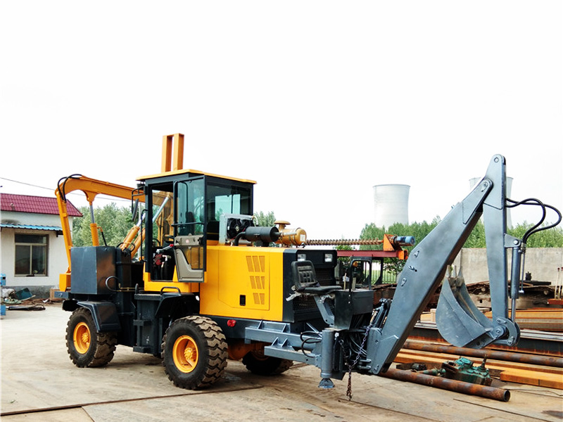 挖打一體護欄樁機