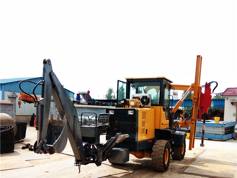 挖打一體護欄樁機