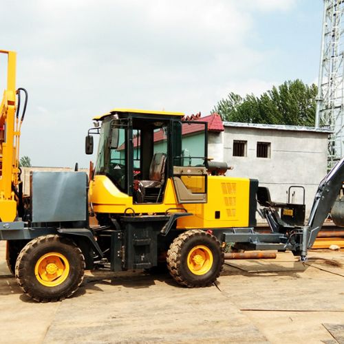 挖打一體護欄樁機