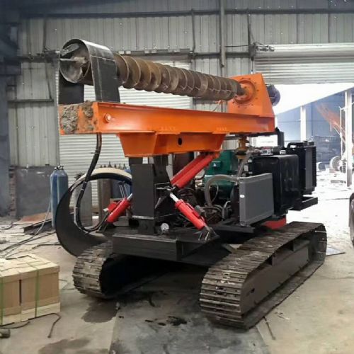 履帶光伏打樁機(jī)